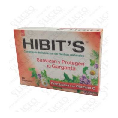 CARAMELOS HIBIT,S FRAMBUESA 16 UNIDADES