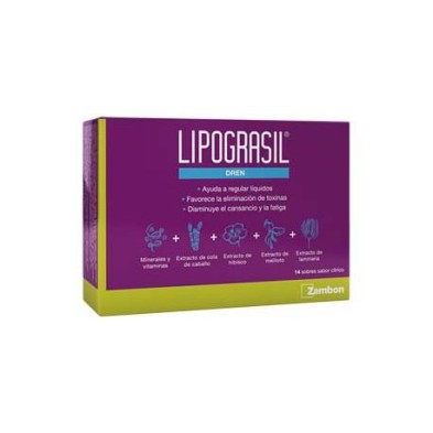 LIPOGRASIL DRENANTE 8 GR 14 SOBRES CITRICOS