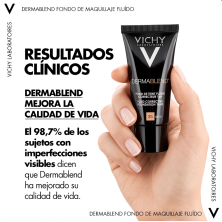 VICHY DERMABLEND FONDO DE MAQUILLAJE CORRECTOR SAND 35 30 ML VICHY