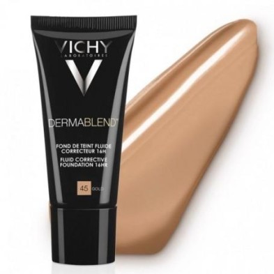 DERMABLEND FONDO DE MAQUILLAJE CORRECTOR 45 GOLD VICHY
