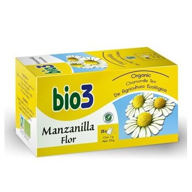 BIO3 MANZANILLA ECOLÓGICA 1.5 GR 25 FILTROS