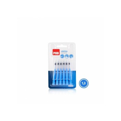 PHB CEPILLO INTERDENTAL RECTO CONICO 1.3 6 UNIDADES