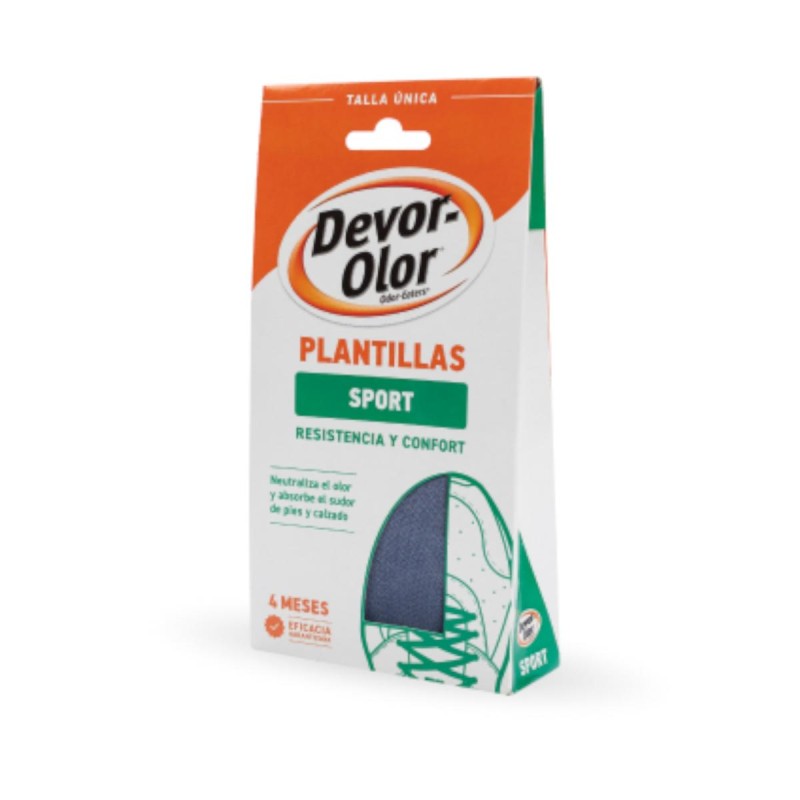 PLANTILLAS DEVOR OLOR ANTIOLOR ZAPATILLAS 2 UNIDADES