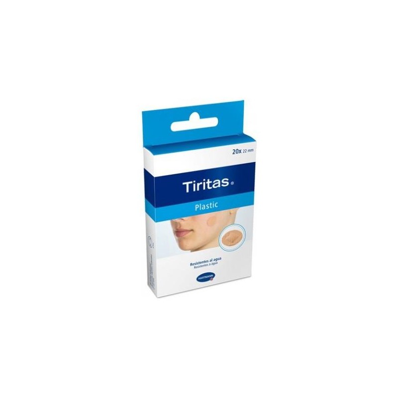 TIRITAS PLASTIC APÓSITO ADHESIVO REDONDAS 22 MM 20 UNIDADES