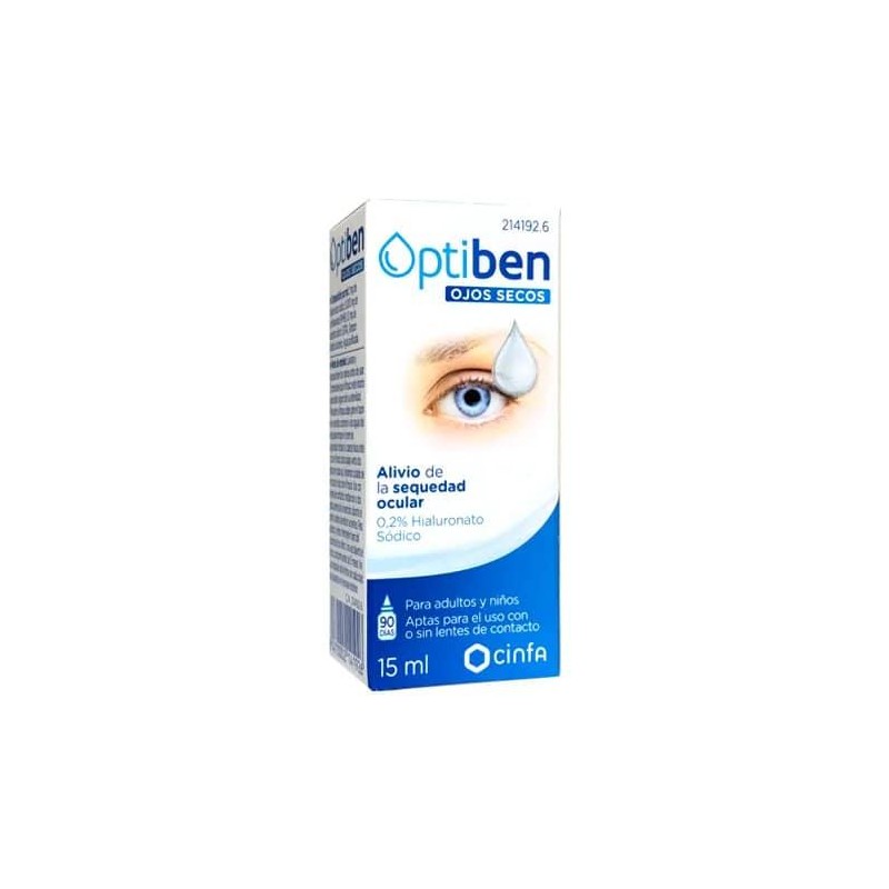 OPTIBEN GOTAS SEQUEDAD OCULAR 15 ML