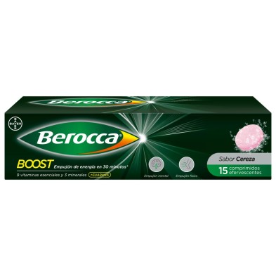 BEROCCA BOOST COMP EFERVESC 15 COMP