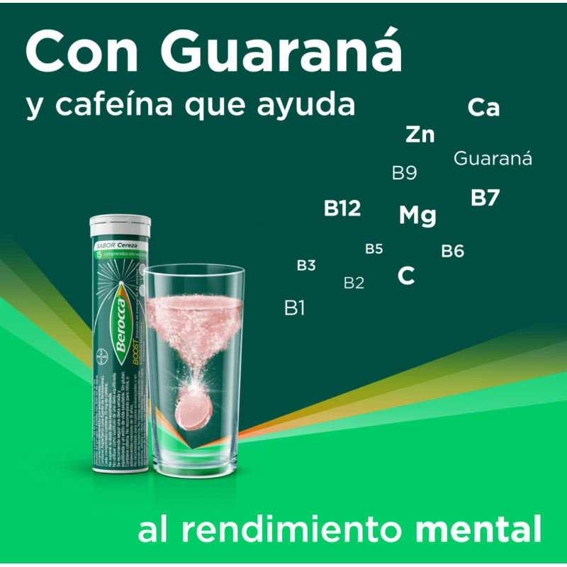 BEROCCA BOOST COMP EFERVESC 30 COMP