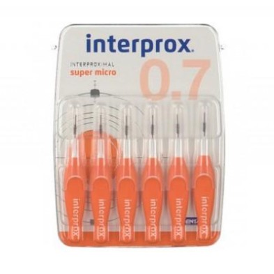 CEPILLO DENTAL INTERPROXIMAL INTERPROX SUPER MICRO 6 UNIDADES