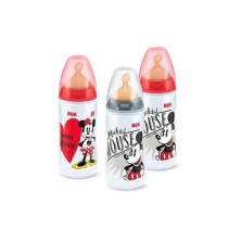BIBERON 0 BPA PP LATEX NUK FIRST CHOICE  MICKEY 300 ML 0-6 MESES 1 UNIDAD