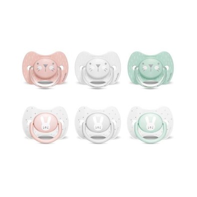 CHUPETE TETINA SILICONA FISIOLOGICA SUAVINEX PREMIUM 0-6 MESES 1 UDS