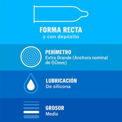 DUREX NATURAL XL PRESERVATIVOS 12 UNIDADES