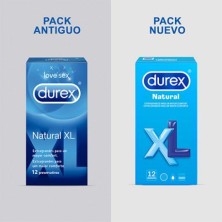 DUREX NATURAL XL PRESERVATIVOS 12 UNIDADES