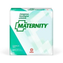 COMPRESA MATERNITY CELULOSA 25 UNIDADES