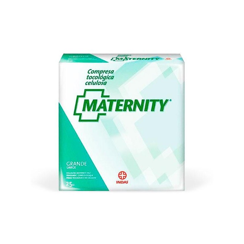 COMPRESA MATERNITY CELULOSA 25 UNIDADES