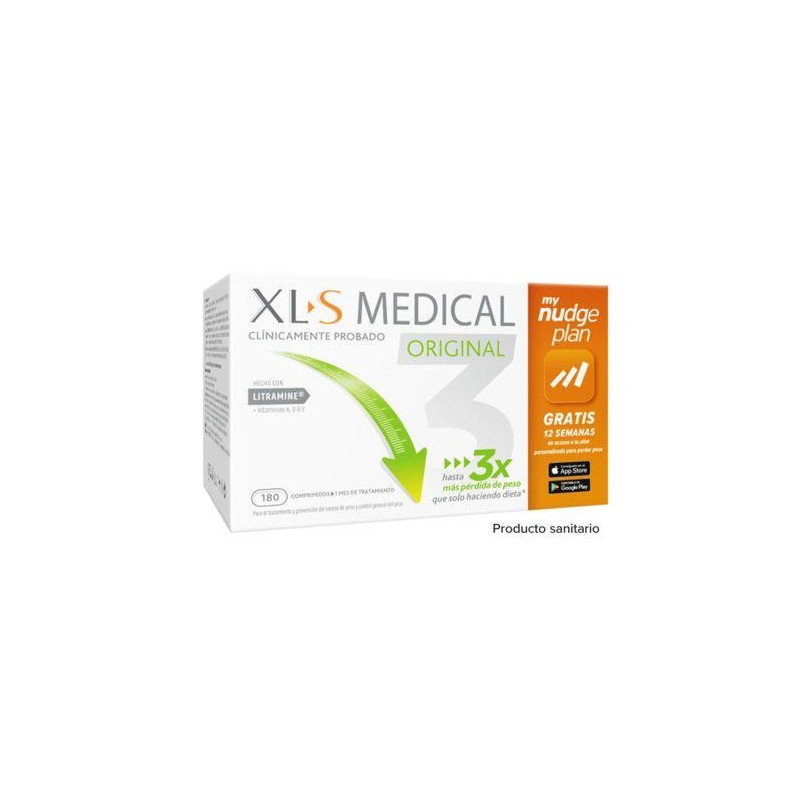 XLS MEDICAL CAPTAGRASAS 180 COMPRIMIDOS