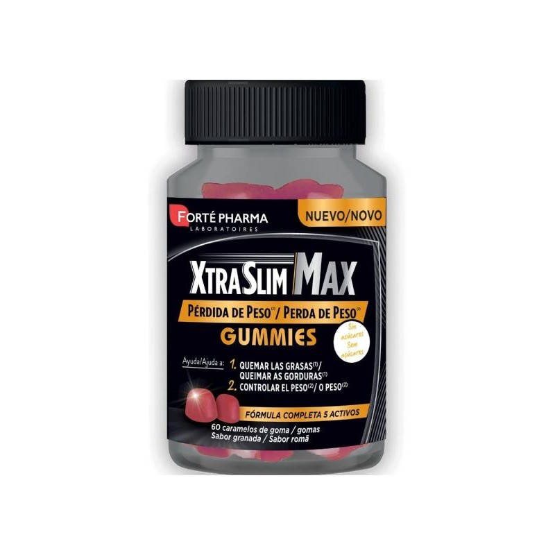XTRASLIM MAX GUMMIES 60 CARAMELOS DE GOMA