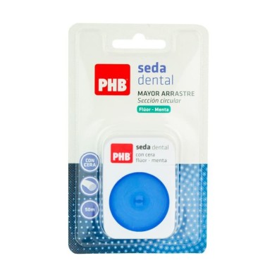 PHB FLUOR MENTA SEDA DENTAL NYLON CON CERA 50 M
