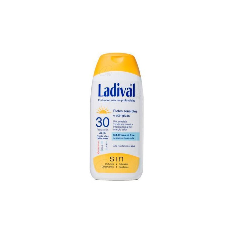 LADIVAL ALLERG FOTOPROTECTOR FPS 30 ALTA GEL-CREMA 200 ML