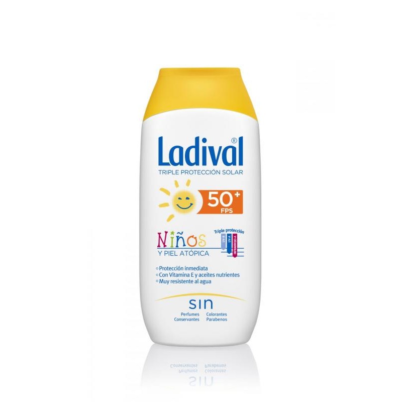 LADIVAL NIÑOS FOTOPROTECTOR FPS 50+ MUY ALTA LECHE SOLAR 200 ML