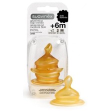 SUAVINEX TETINA LATEX ANATOMICA  T-2M 2 UNIDADES
