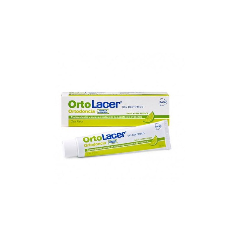 ORTOLACER GEL DENTIFRICO 75 ML LIMA FRESCA