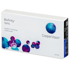 LENTES DE CONTACTO BIOFINITY TORICAS 6 UNIDADES