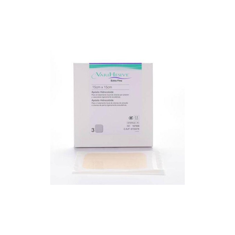 VARIHESIVE EXTRAFINO APOSITO ESTERIL 15 X 15 CM