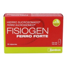 FISIOGEN FERRO FORTE CAPS 30 CAPSULAS