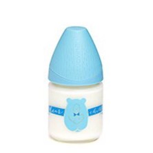 BIBERON VIDRIO BOCA ANCHA TETINA REDONDA SUAVINEX 240 ML