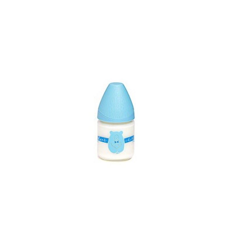 BIBERON VIDRIO BOCA ANCHA TETINA REDONDA SUAVINEX 240 ML