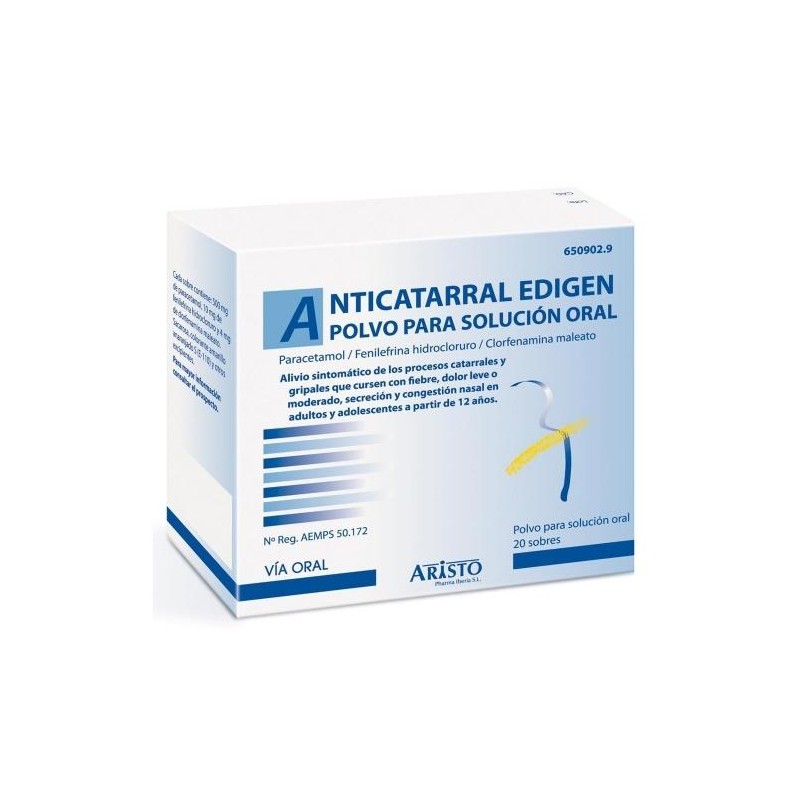 ANTICATARRAL EDIGEN 20 SOBRES