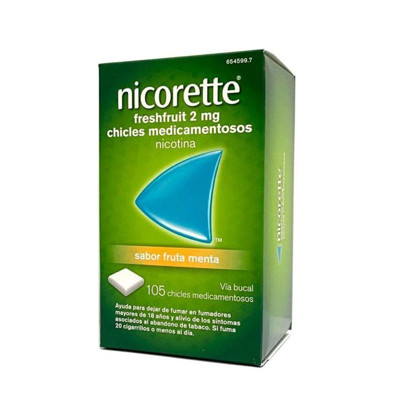 NICORETTE FRESHFRUIT 2 MG 105 CHICLES