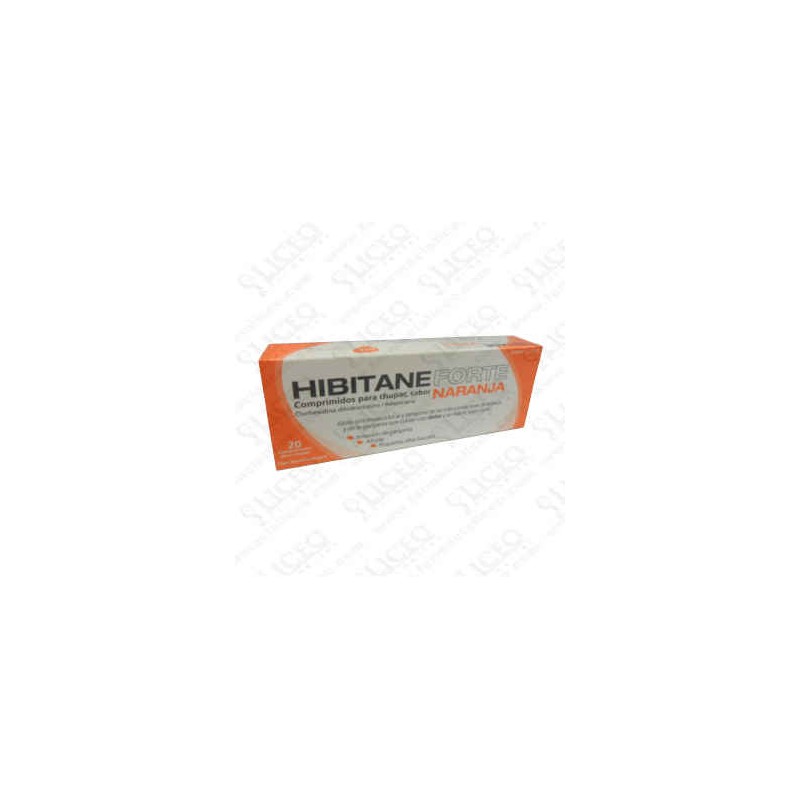 HIBITANE FORTE 20 COMPRIMIDOS PARA CHUPAR NARANJ