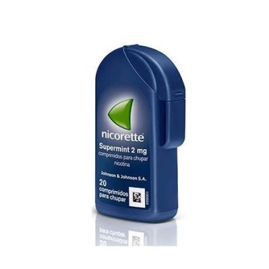 NICORETTE SUPERMINT 2 MG 20 COMPRIMIDOS PARA CHU