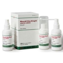 MINOXIDIL VIÑAS 50 MG/ML SOLUCION CUTANEA 3 FRASCOS 60 ML