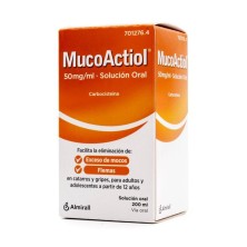 MUCOACTIOL 50 MG/ML SOLUCION ORAL 200 ML