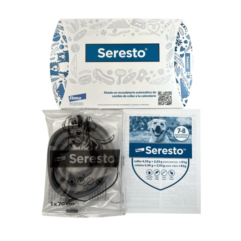 SERESTO COLLAR PERROS MAS DE 8KG