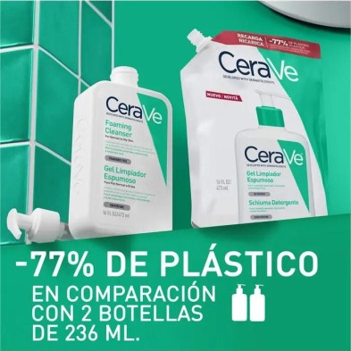 CERAVE LIMPIADOR ESPUMOSO  473 ML RECARGA
