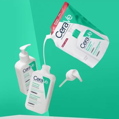 CERAVE LIMPIADOR ESPUMOSO  473 ML RECARGA