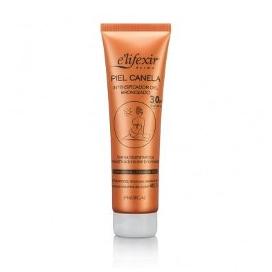 E´LIFEXIR DERMO PIEL CANELA INTENSIFICADOR DEL BRONCEADO SPF 30 1 TUBO 150 ML