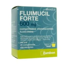 FLUIMUCIL  FORTE 600 MG 20 COMPRIMIDOS EFERVESCENTES