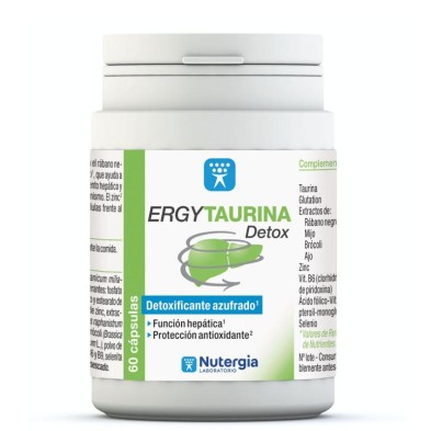 ERGYTAURINA DETOX 60 CAP NUTERGIA