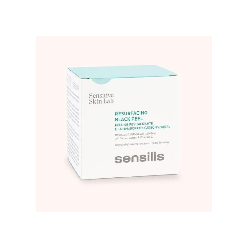 SENSILIS RESURFACING BLACK PEEL PEELING FACIAL 1 ENVASE 50 G