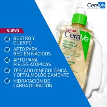 CERAVE LIMPIADOR ACEITE ESPUMOSO HIDRATANTE 1 ENVASE 473 ML