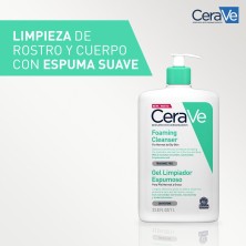 CERAVE GEL LIMPIADOR ESPUMOSO 1 L