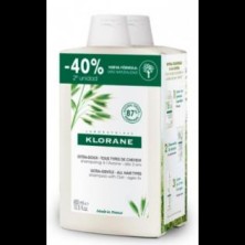 KLORANE PACK DUO CHAMPU AVENA 2X400ML