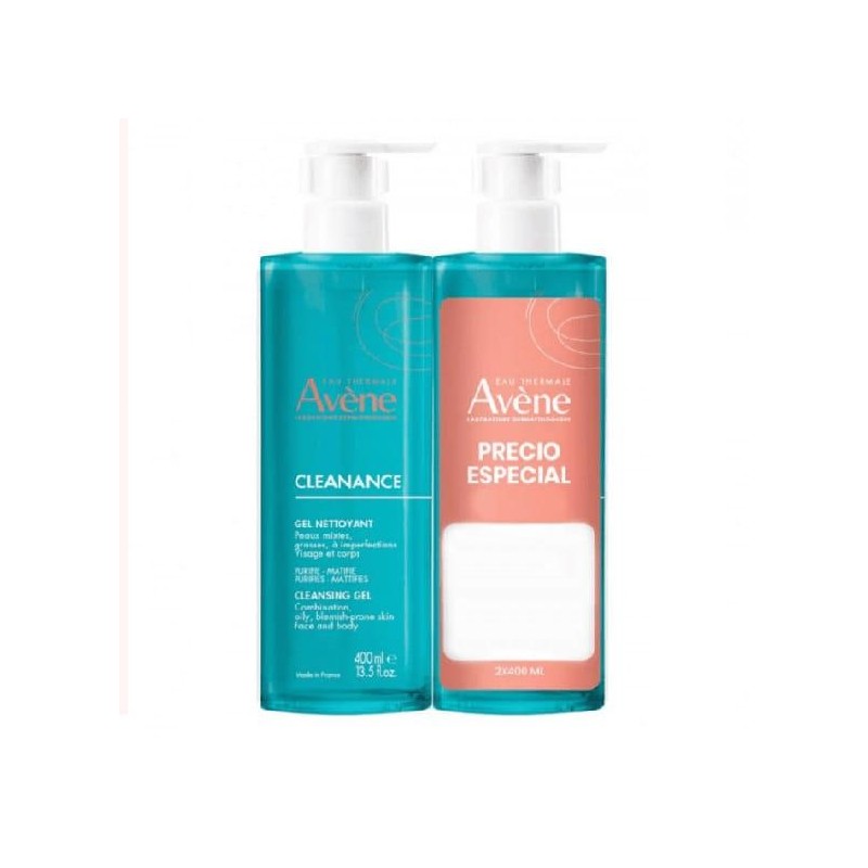 DUPLO AVENE CLEANANCE GEL LIMPIADOR 2X400ML