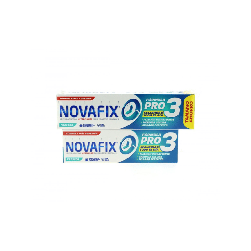 NOVAFIX FORMULA PRO 3  SIN SABOR 70 G + 50 G PACK AHORRO