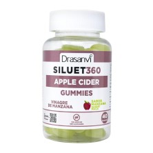 DRASANVI SILUET 360º VINAGRE MANZANA 40 GUMMIES 4 G SABOR MANZANA