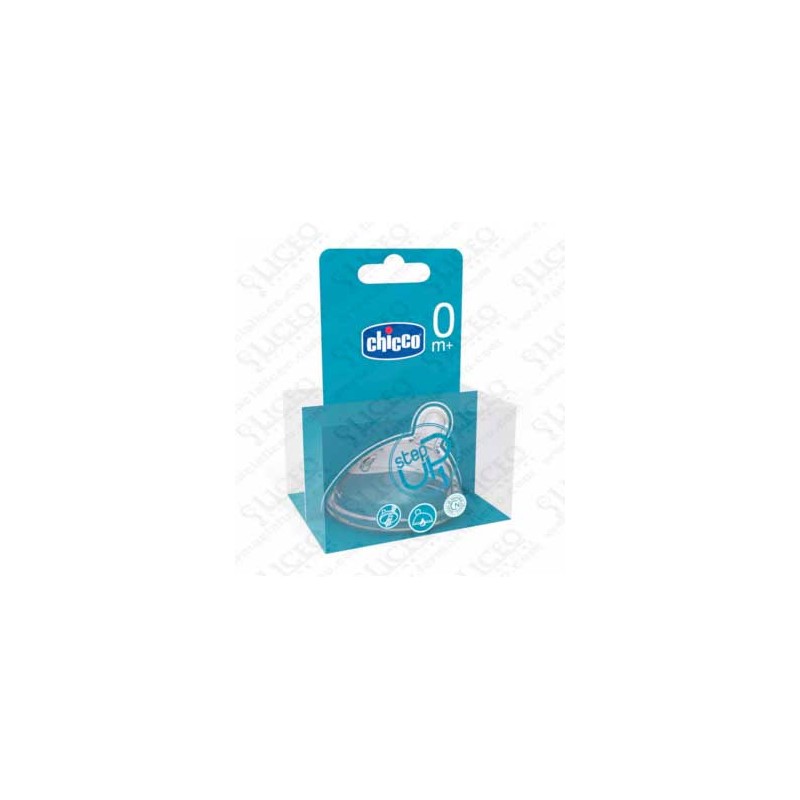 TETINA SILICONA CHICCO STEP UP 1 BOCA ANCHA FLUJO NORMAL +0M